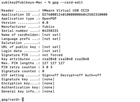 Initiate the configuration.