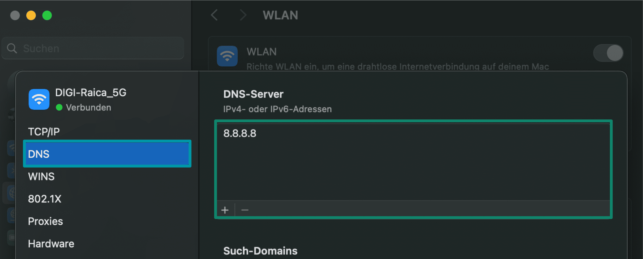 Switch to any DNS server you prefer for better speed, improved privacy, or other functionality.