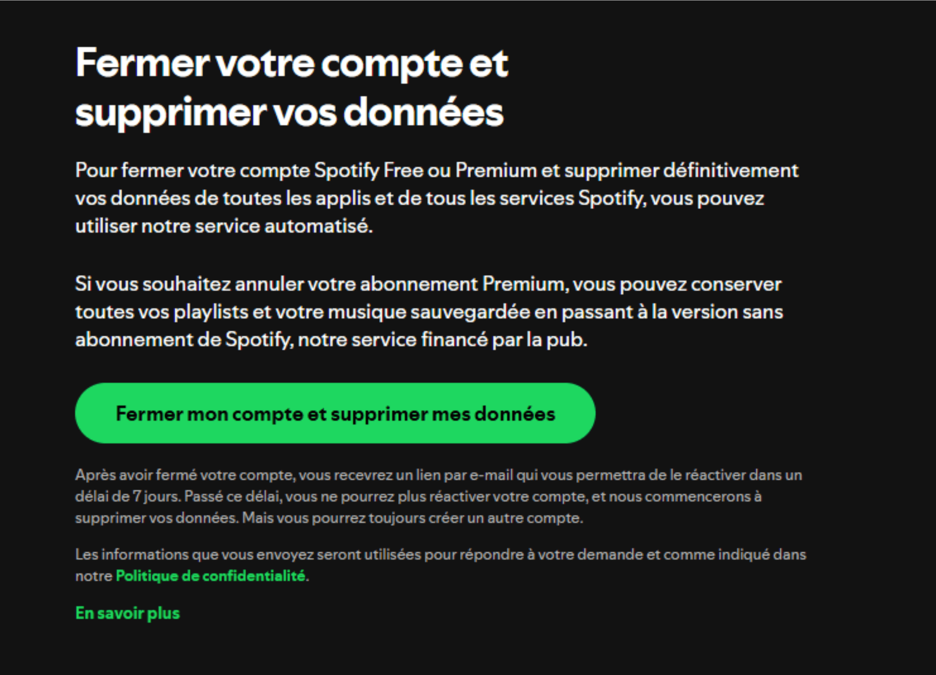 Visit The Account Closure Page Fr