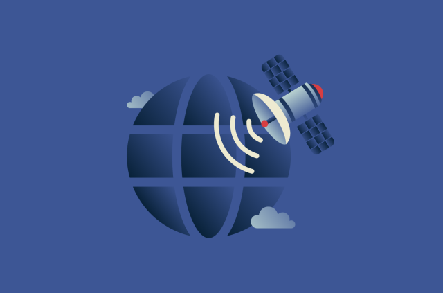 How does satellite internet work?