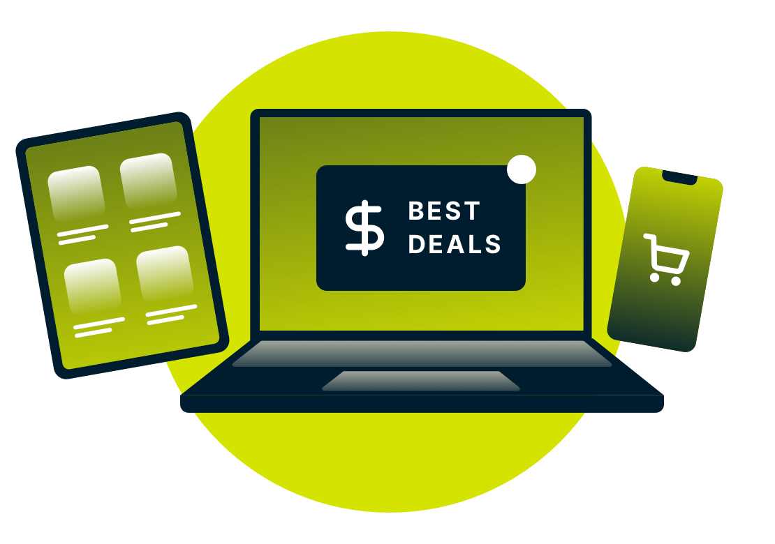 Compre as melhores ofertas em qualquer dispositivo.