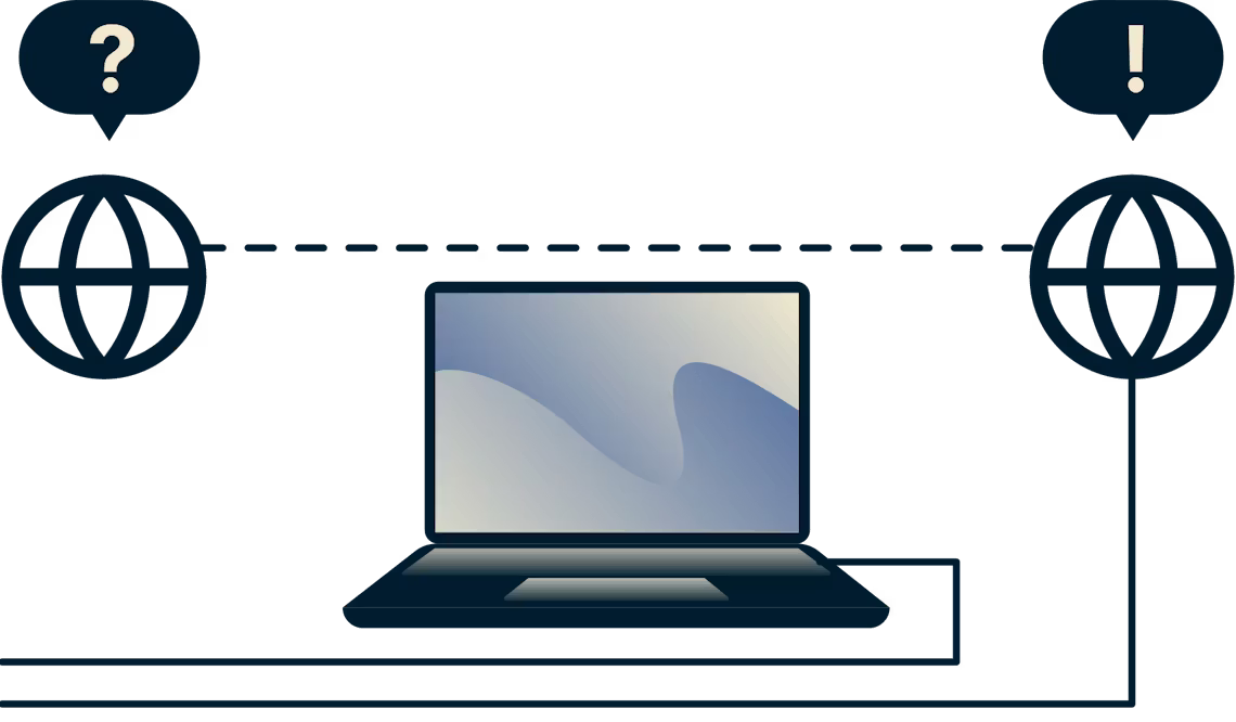 Slik omgår man peering-konflikter med et VPN: Diagram som viser en Internett-leverandør som ikke kan bremse video på grunn av peering.