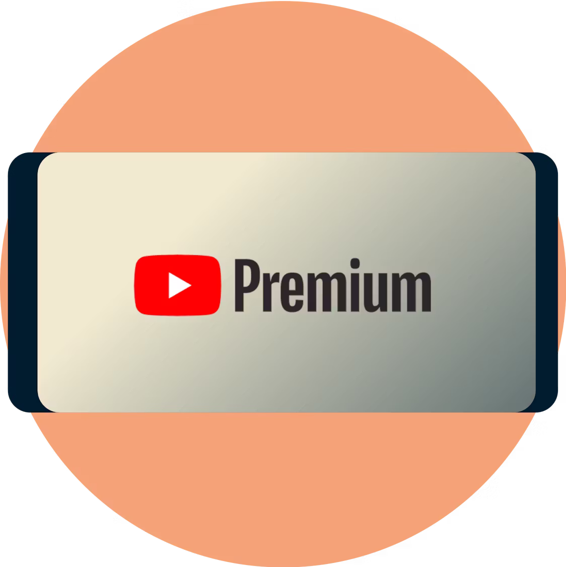 YouTube Premiumをスマホの画面で。