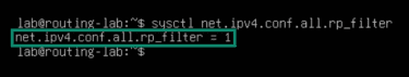 How to view reverse path filtering settings on Linux.