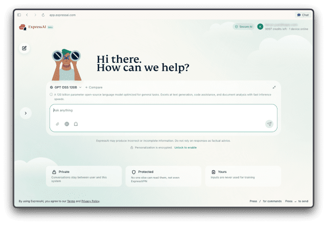 ExpressVPN launches ExpressAI, an AI platform built for true privacy